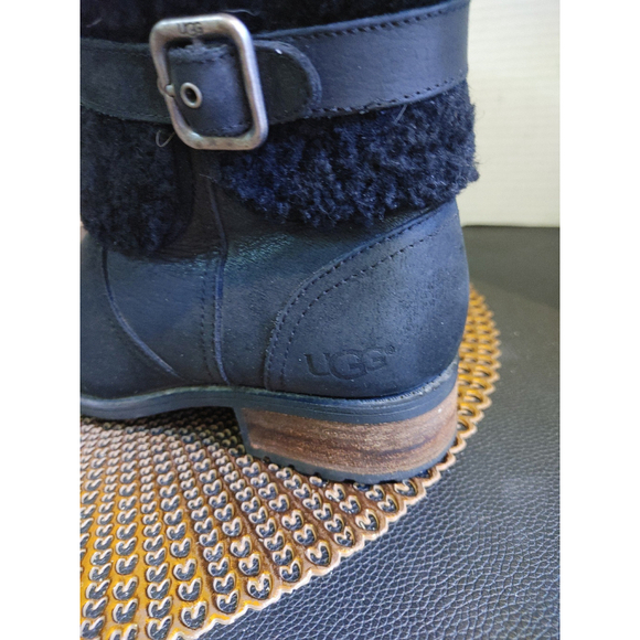 Ugg Australia Blayre lI Womens Leather Boots Size 7 - Picture 2 of 6